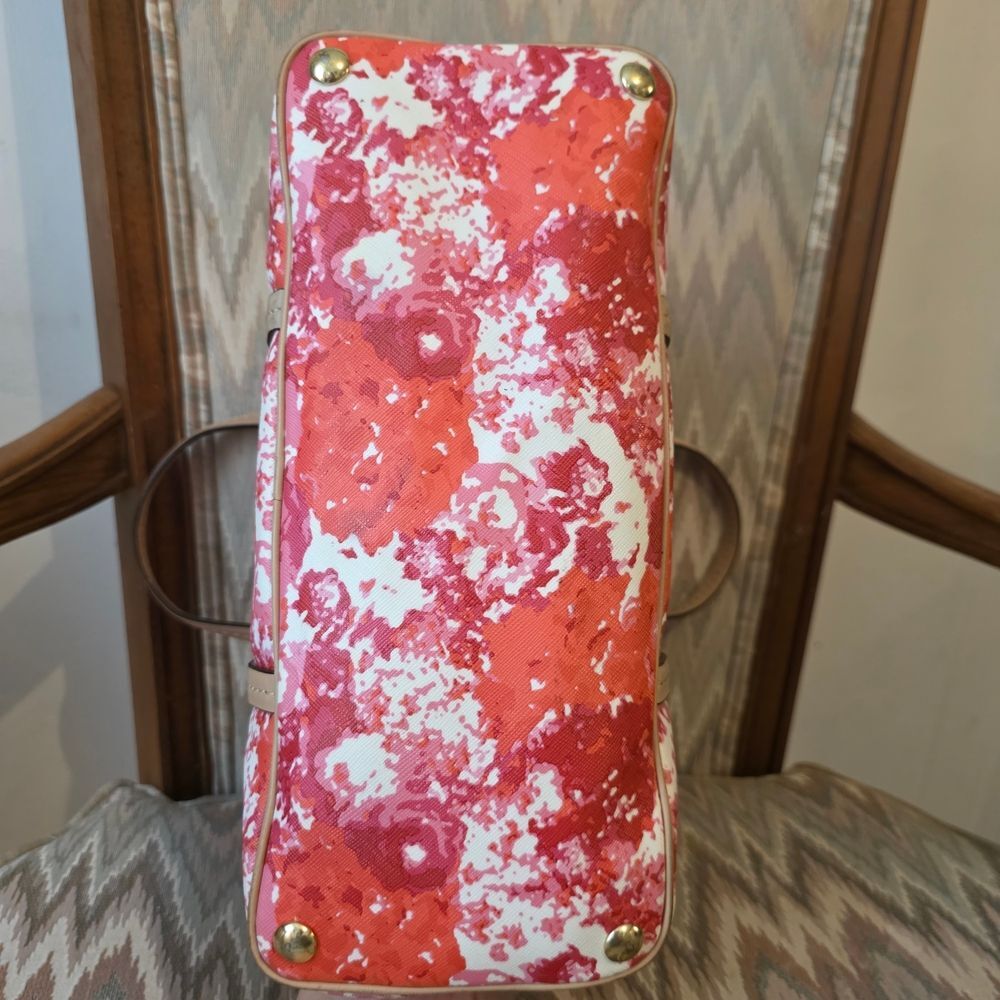 Coach Peyton Domed Floral Satchel Style 31341 - Picture 4 of 7